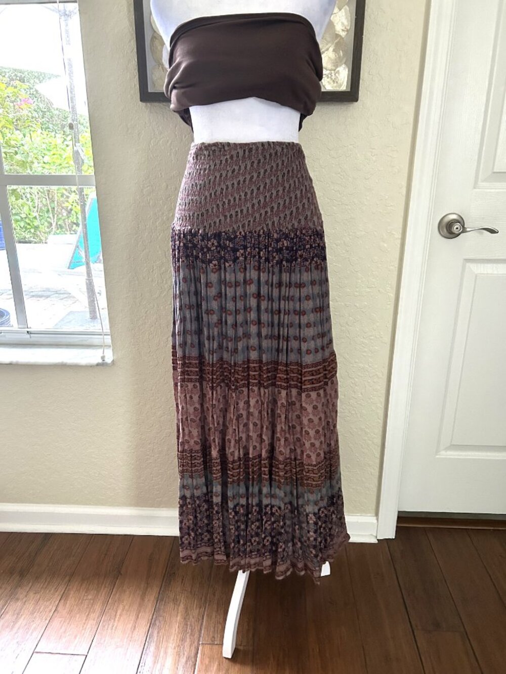 Cute Options Boho Earthtone Maxi Skirt